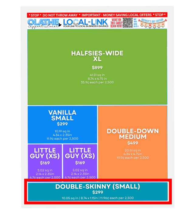 Skinny Ad Size Preview